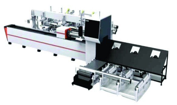 K-Series tube fiber laser cutting machine, full line